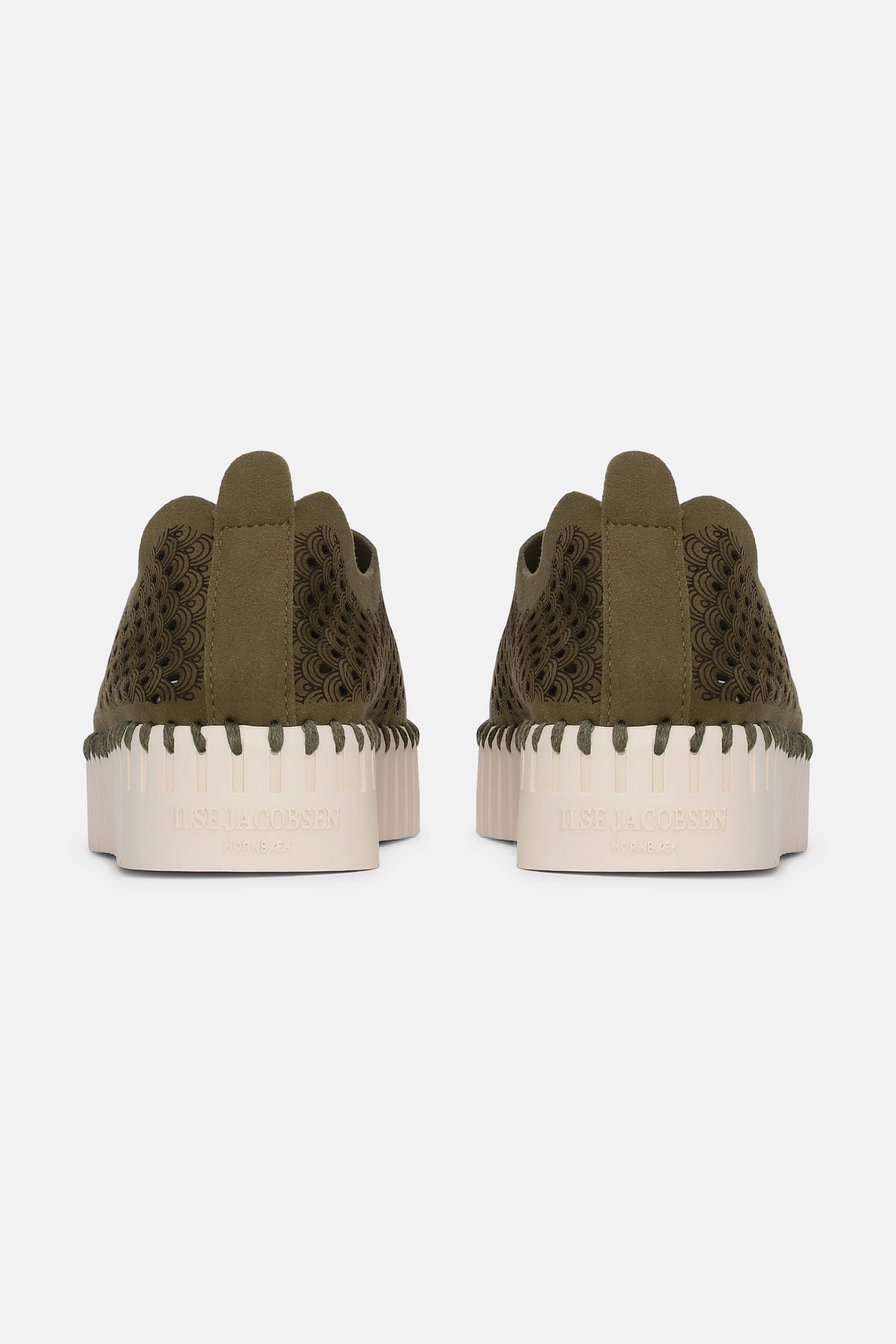 Platform Tulip Flats - Deep Olive